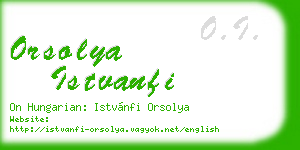 orsolya istvanfi business card